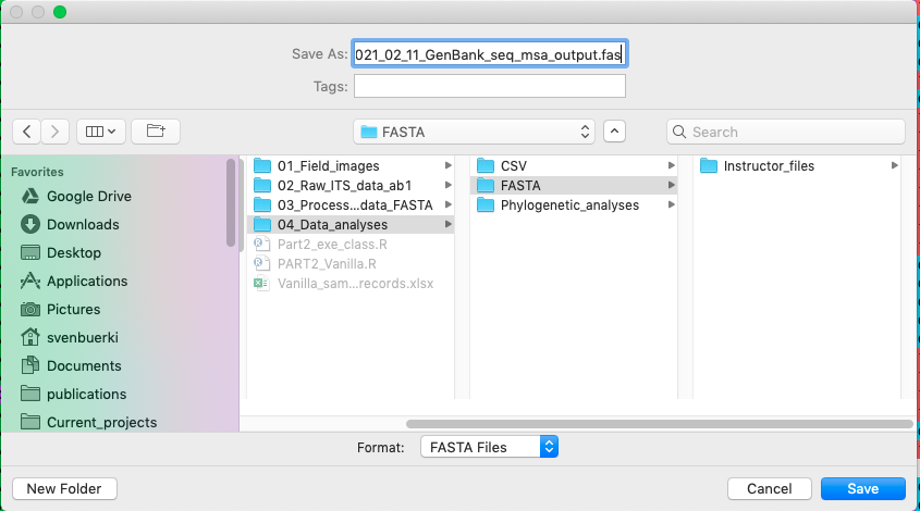 Screenshot showing how to save file in MEGA.